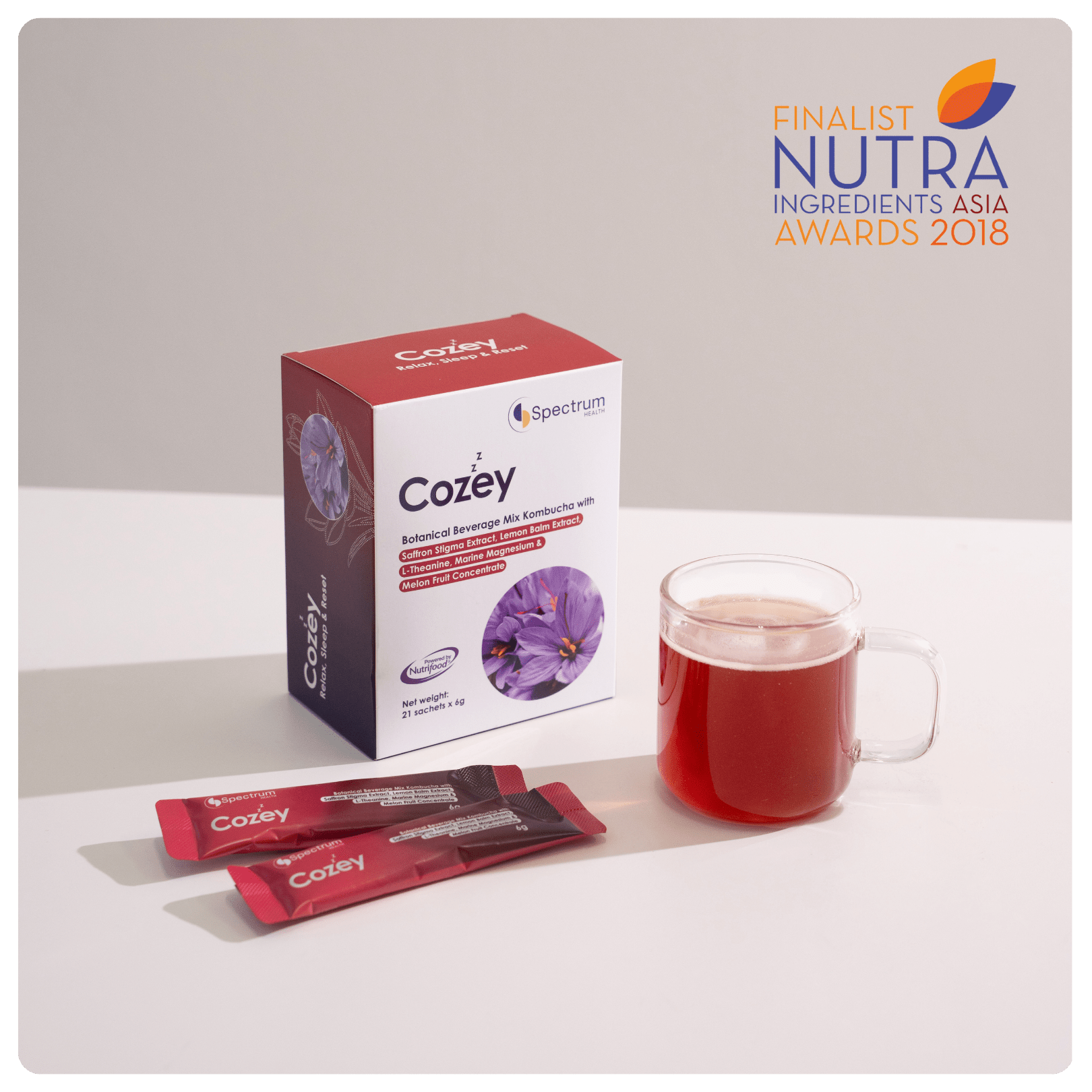 Cozey | Relax & Sleep Kombucha 21's - PureBiome